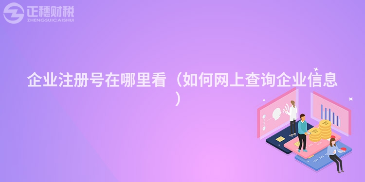 企业注册号在哪里看(如何网上查询企业信息)