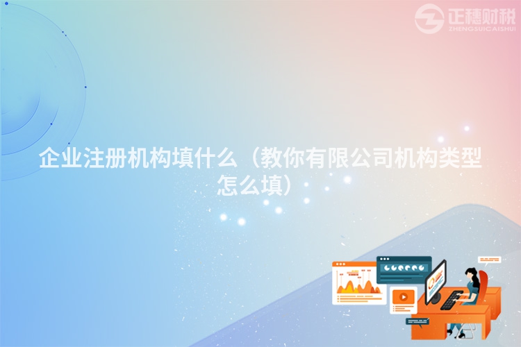 企业注册机构填什么(教你有限公司机构类型怎么填)